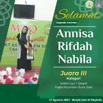 Juara III Tahfidz 5 Juz + Tilawah